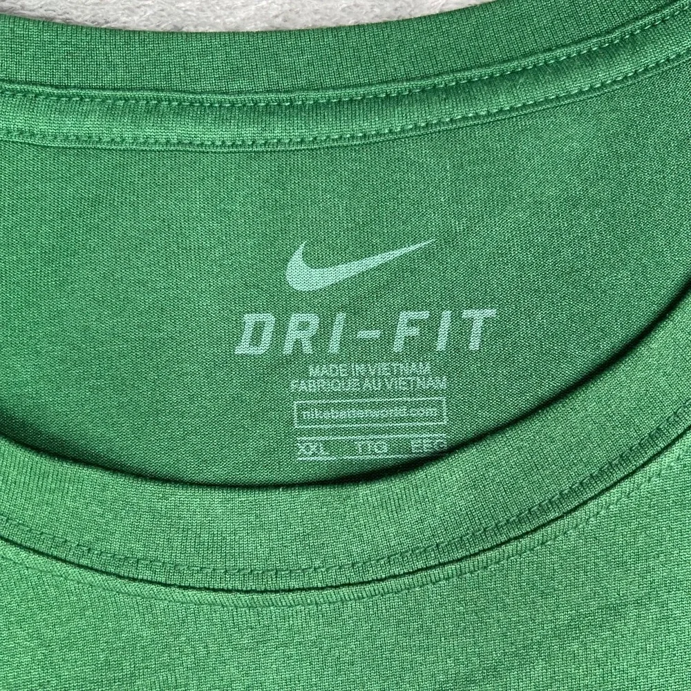 Baylor Bears Basketball Nike Shirt Mens 2XL Green Long Sleeve Dri-Fit Athleisure
